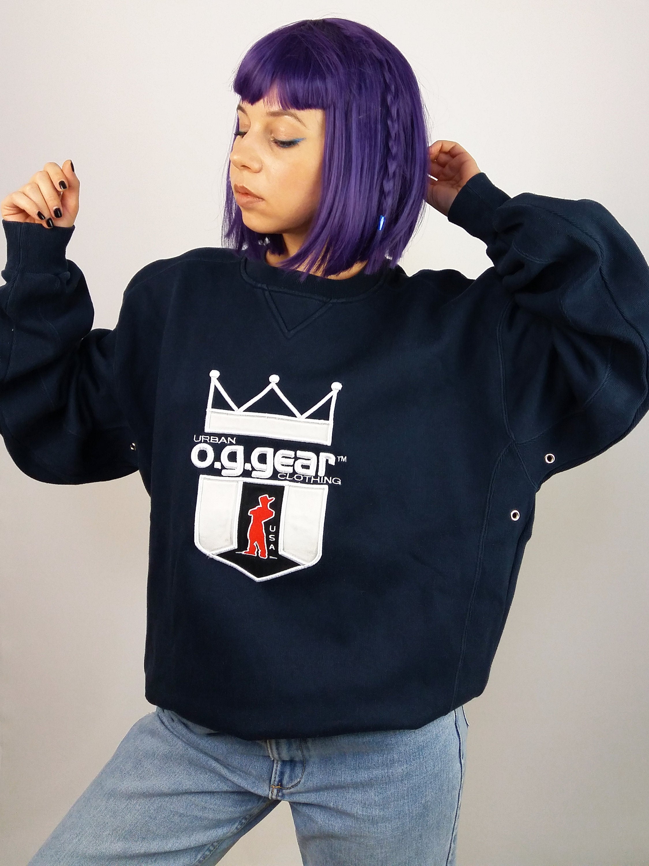 O.G. GEAR 90's Hip Hop Sweatshirt - size M