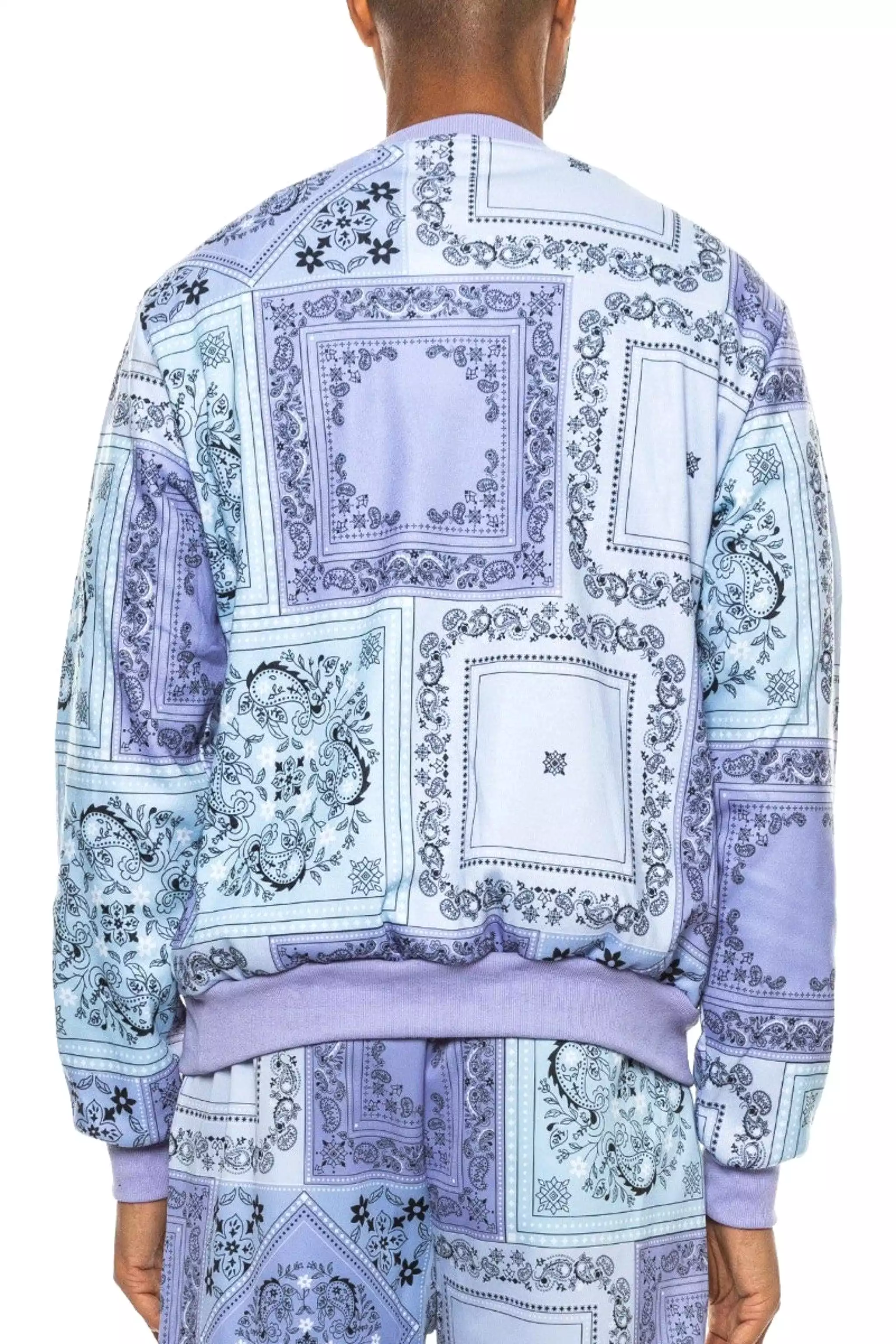 Paisley Epic Bandana Print Sweater