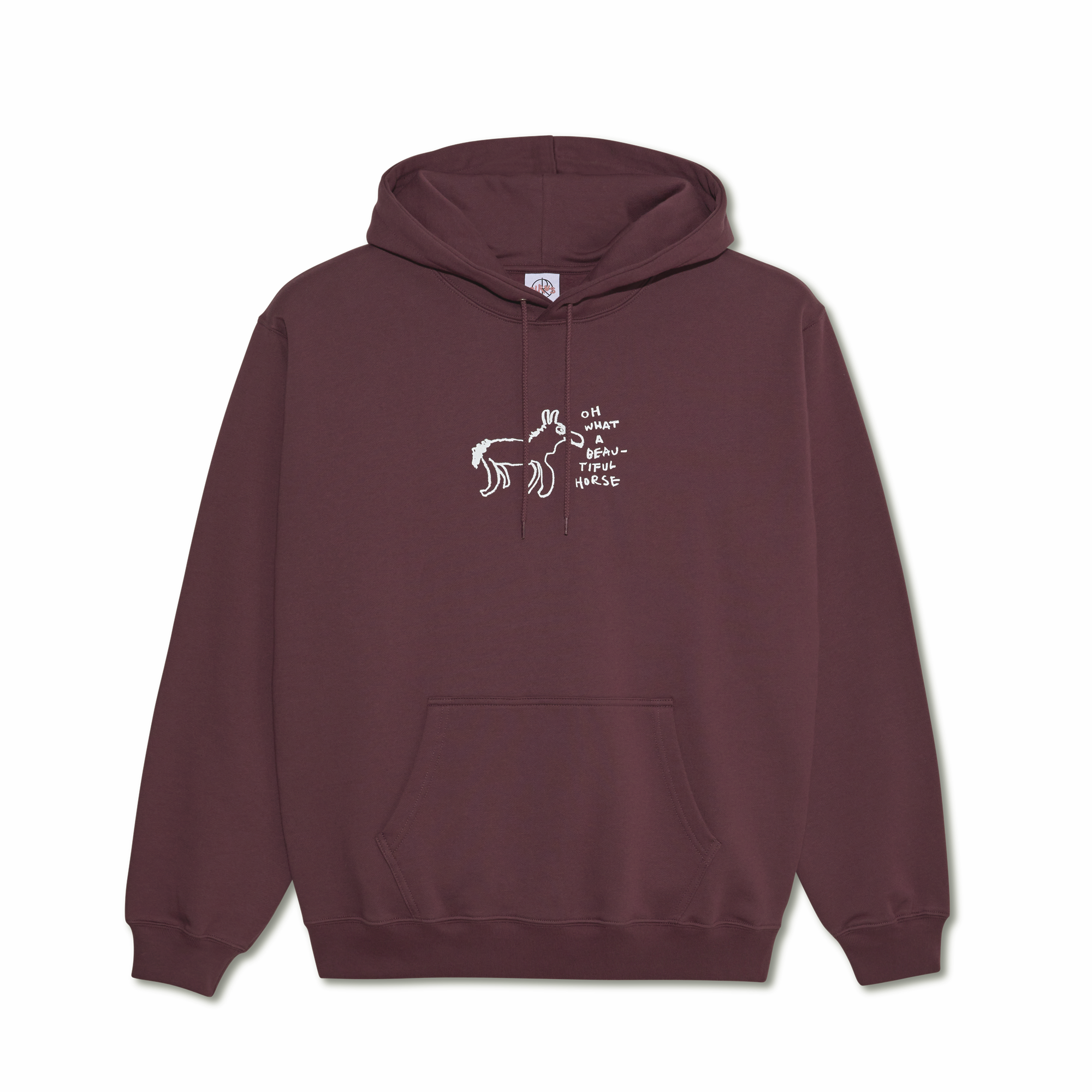 Polar Dave Hoodie Beautiful Horses Plum