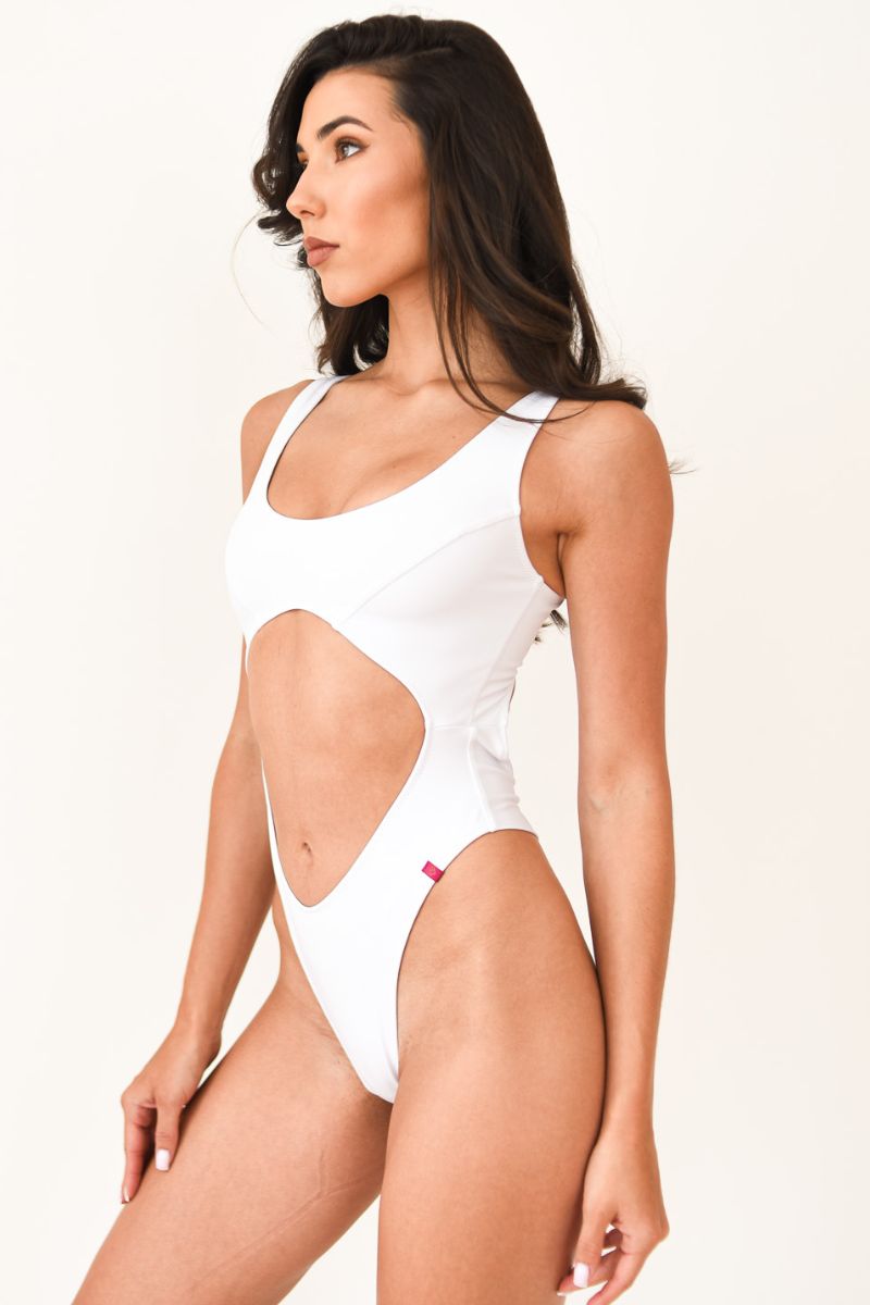 Pole Addict Tender Bodysuit - White