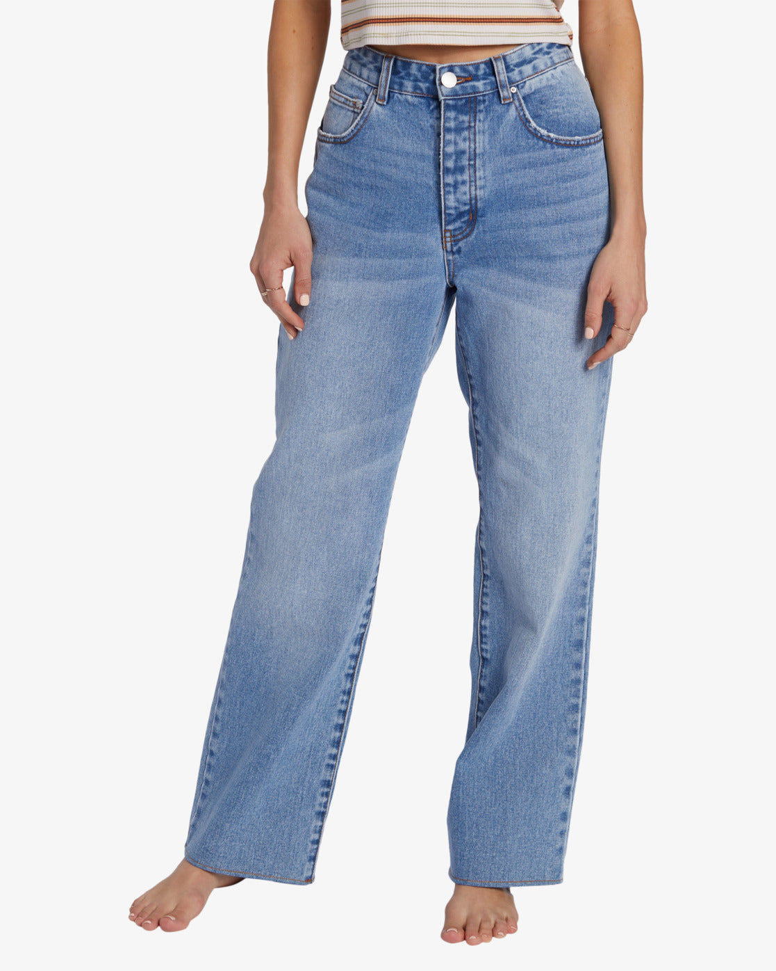 Rachel Low Waist Denim Pants