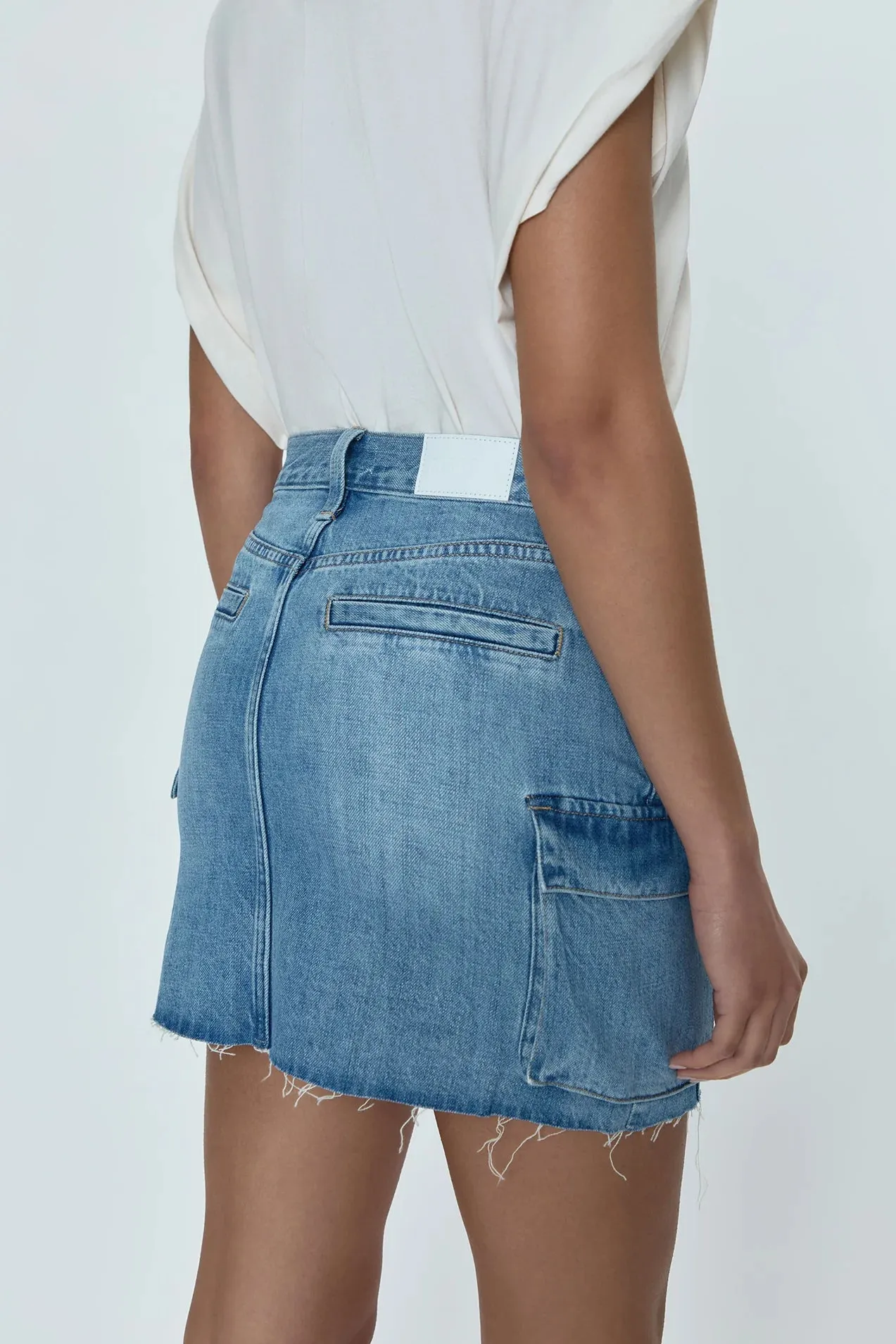 Rhea Mid Rise Mini Skirt