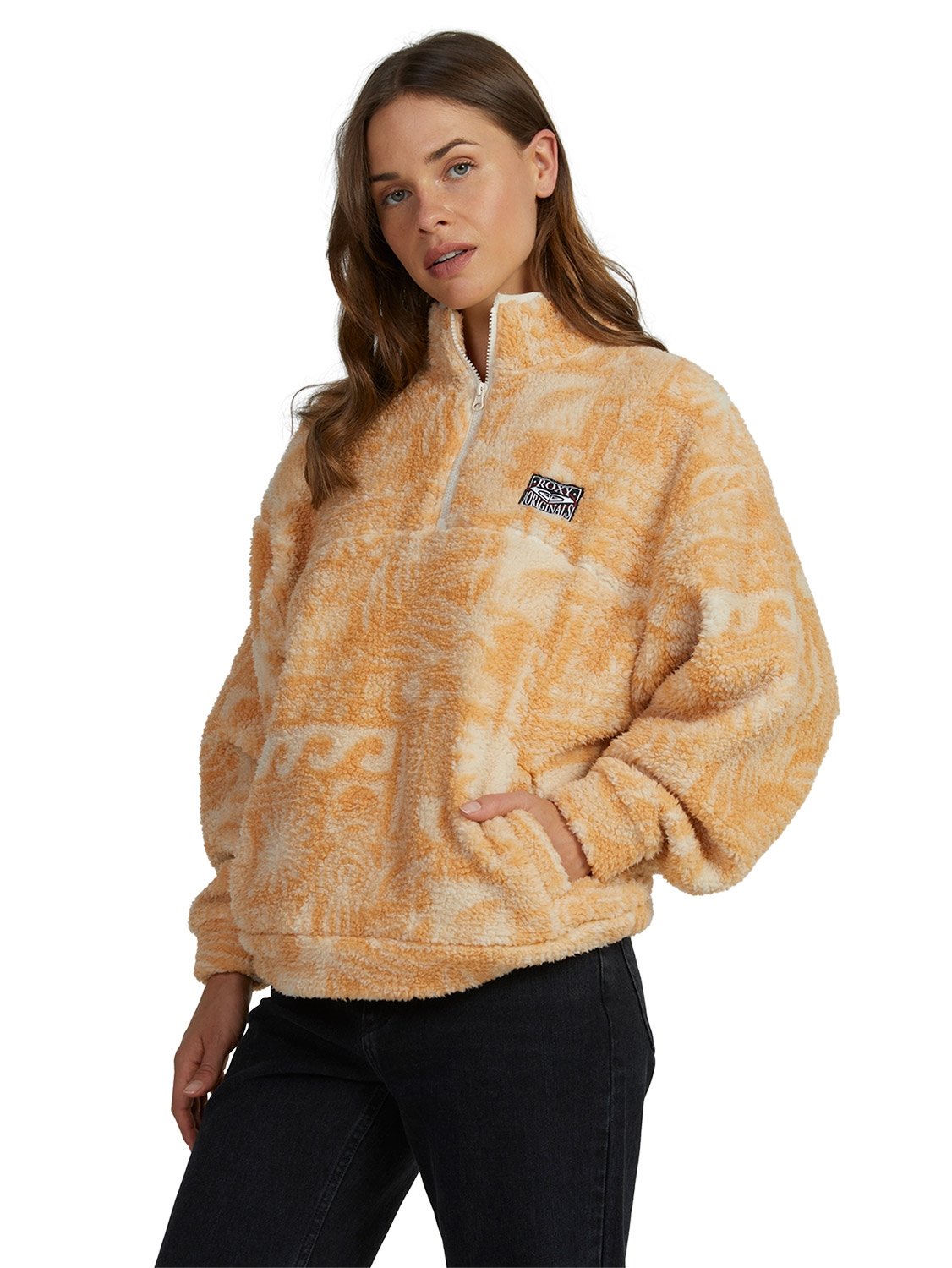 Roxy Ladies Jive Talking Polar Fleece Pullover