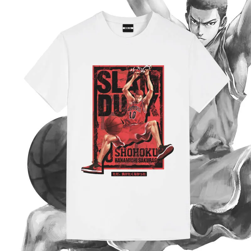 Slam Dunk Characters Anime Graphic Tees