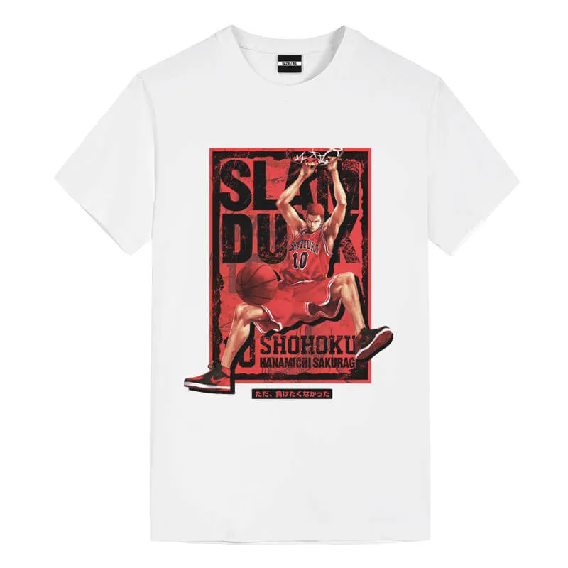 Slam Dunk Characters Anime Graphic Tees