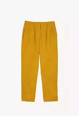 Solid Mid-Rise Pants