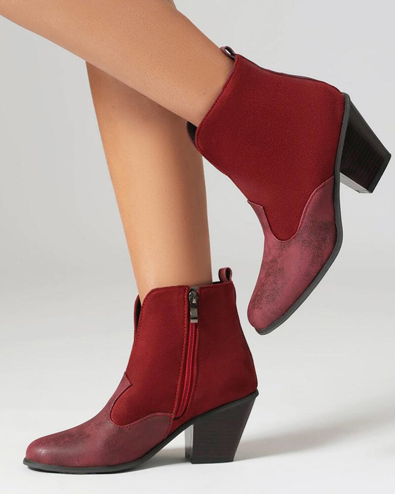 Split Joint Ankle Boots