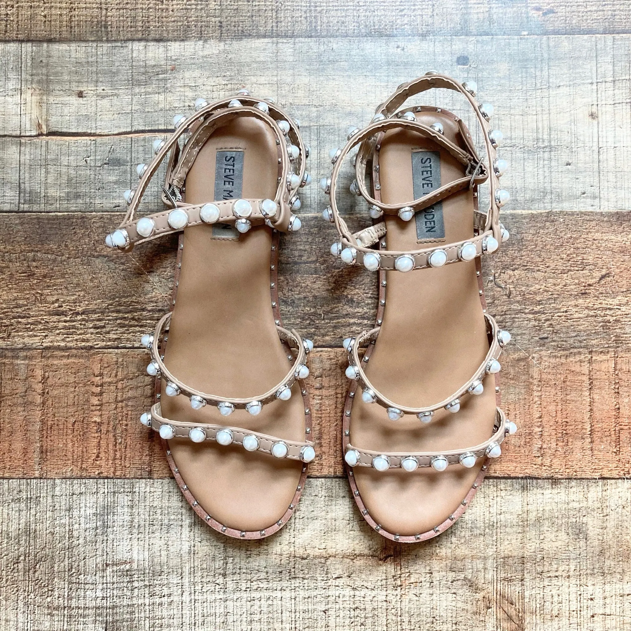 Steve Madden Pearl Ankle Strap Sandals- Size 8.5 (sold out online)