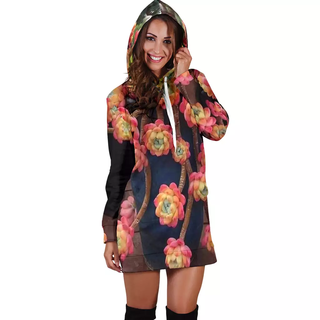 Succulent Flower Women's Dress