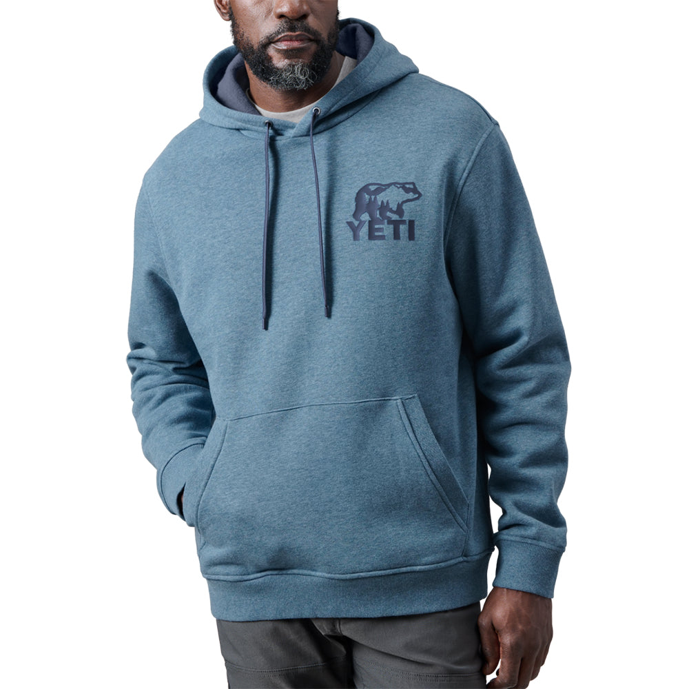 SUDADERA BRUSHED FLEECE PULLOVER MARINO MARCA YETI