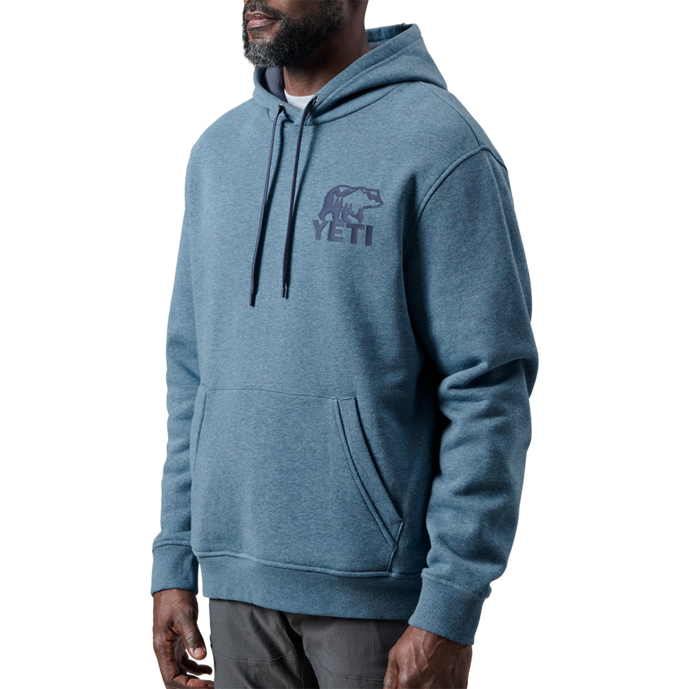 SUDADERA BRUSHED FLEECE PULLOVER MARINO MARCA YETI