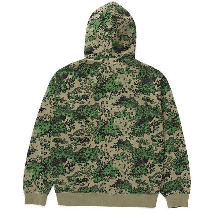 SWEAT HUF CONTRA MECKNECK VERT CAMO HOODIE