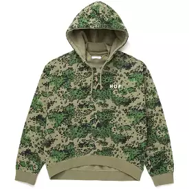 SWEAT HUF CONTRA MECKNECK VERT CAMO HOODIE