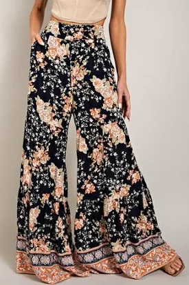 *Sylvie Floral Wide Leg Pants*