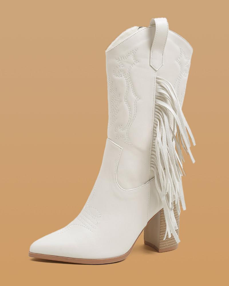 Tassel Cowgirl Boots