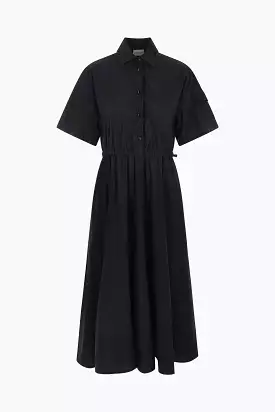 technical poplin shirt dress