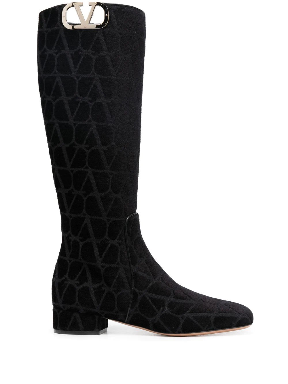 Valentino Garavani VLogo Type 30mm knee-high boots