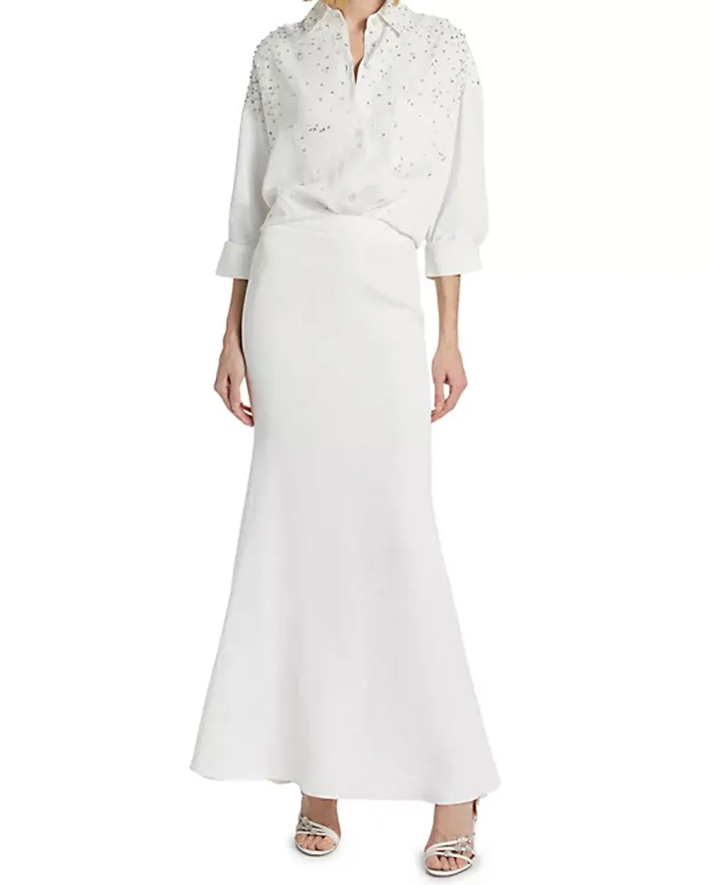 White At Last Linen Skirt