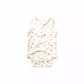 Winter Rose Waffle Tank Bodysuit