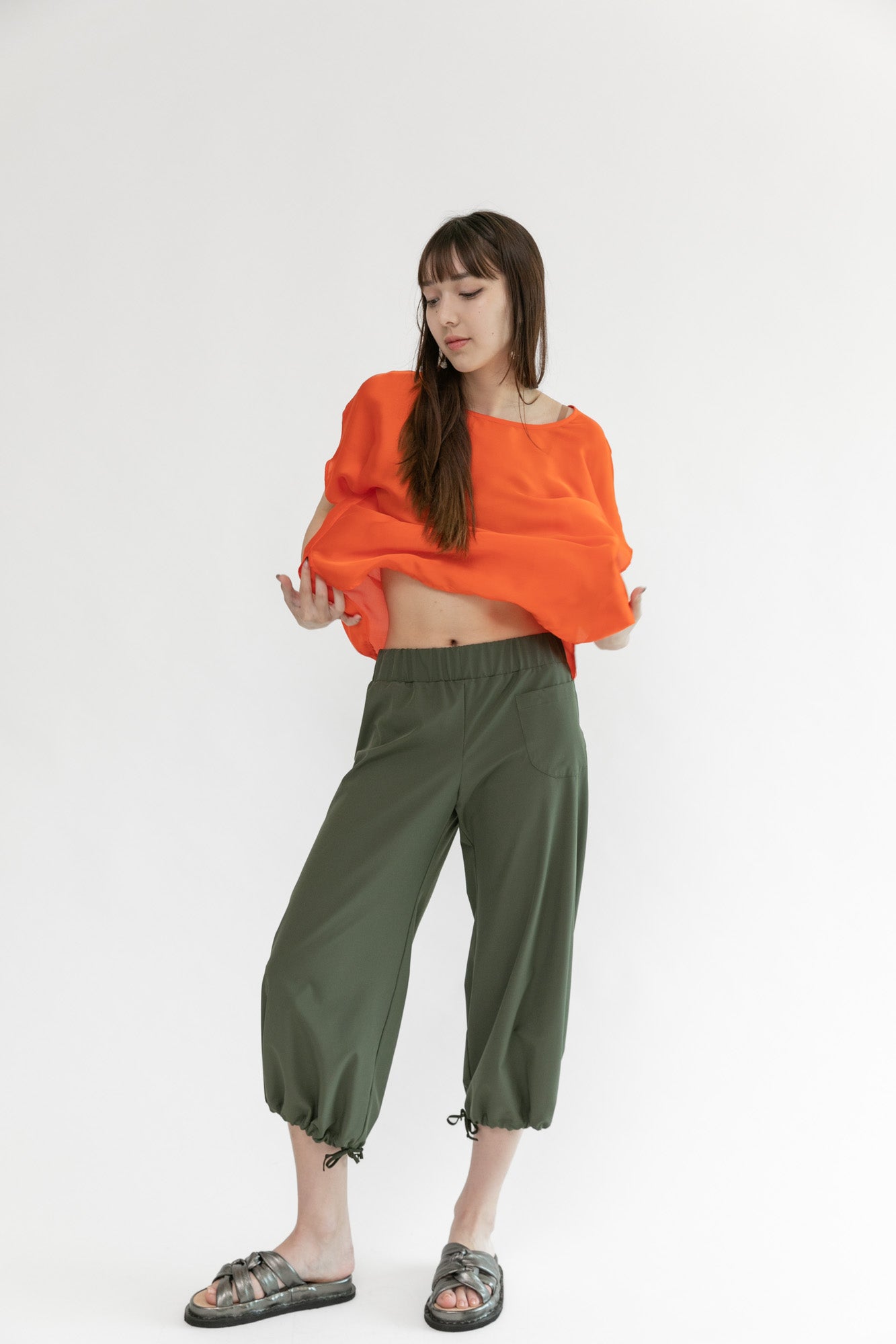 Woven Boba Pants | Techno Olive