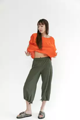 Woven Boba Pants | Techno Olive