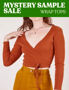 WRAP TOPS - MYSTERY SAMPLE SALE! *FINAL SALE*